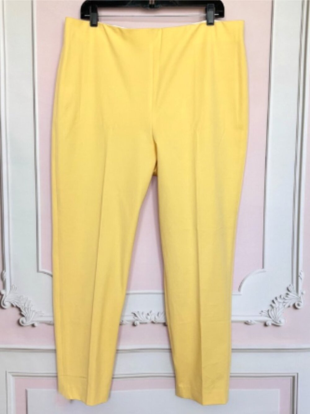 PEARL By Lela Rose Butter Stretch Cotton Susie Cropped Pant--NWT--16